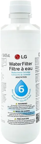 Miniatura 4 de LG LT1000P2 - Filtro de agua de repuesto para refrigerador de 6 meses/200 galones, reduce el cloro, 2 unidades (paquete de 1), color blanco.