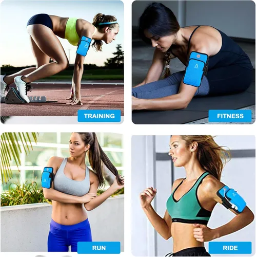 Miniatura 6 de Brazalete para correr, bolso pequeño para teléfono celular, bolsa cruzada para mujeres, hombres y niños, bolsa para iPhone 15/14/13