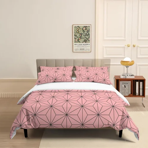 Miniatura 2 de INFLAG Juego de ropa de cama de anime: juego de funda de edredón de microfibra cepillada suave de 68 x 90 pulgadas, 3 piezas, 1 funda de edredón