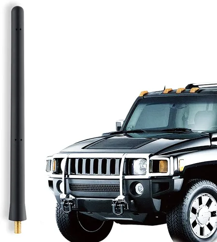 Miniatura 9 de Antena corta de radio de coche de 7.6 pulgadas, antena de goma flexible en espiral de 7.7 in, repuesto para radio de automóvil FM/AM, compatible