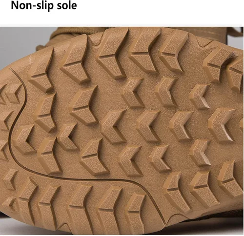 Miniatura 3 de Botas de senderismo ligeras para hombre, botas de caza, botas de trabajo, botas tácticas militares, botas de combate para motocicleta