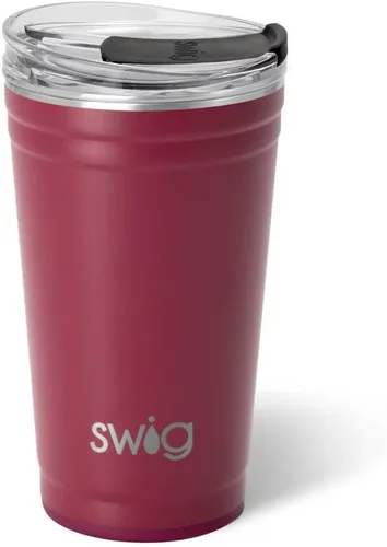 Miniatura 37 de Swig Life - Vaso aislante de 22 onzas, vaso de viaje para café con tapa, taza de viaje para café apta para portavasos, acero inoxidable (Aqua)
