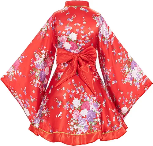 Miniatura 5 de Elibelle Juego de calcetines de seda plegables de seda para mujer, estilo kimono de anime japonés