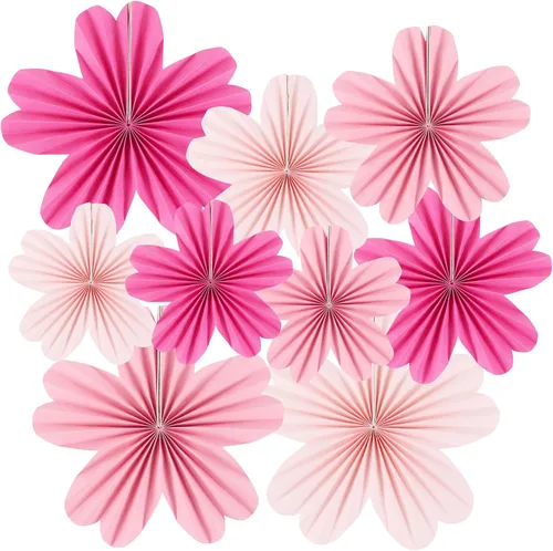 Miniatura 19 de zilue Decoraciones de fiesta pastel de flores de papel para pared, aula, telón de fondo floral, baby shower, fiesta de cumpleaños, decoración