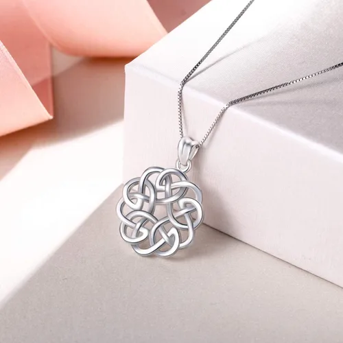 Miniatura 4 de EVER FAITH Collar con colgante simple de plata de ley 925, joyería para mujer, regalo significativo para hija de mamá, regalos de joyería para mamá