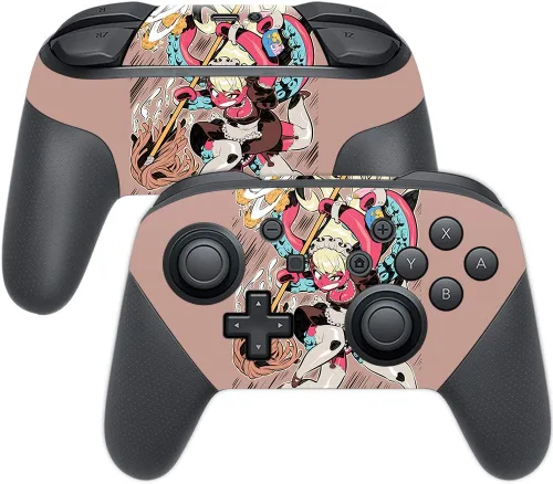Miniatura 16 de MightySkins Skin compatible con Nintendo Switch Pro Controller - Alien Battle Funda protectora de vinilo duradera y única Fácil de aplicar