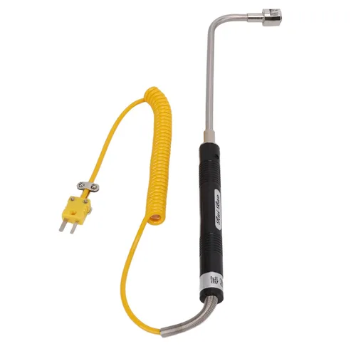 Miniatura 4 de Sensor de temperatura de termopar tipo K con funda de acero inoxidable y mango aislado Medición precisa de -58.0 °F a 932.0 °F para monitoreo