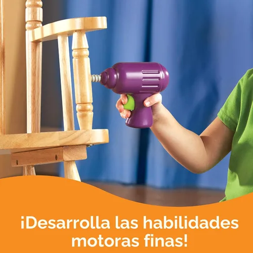 Miniatura 5 de Learning Resources New Sprouts Fix It!, juego de herramientas de motricidad fina para jugar, juguete de 6 piezas, para niños de 2 años en adelante