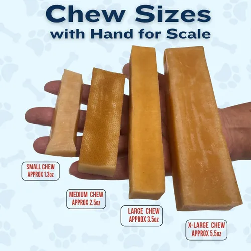 Miniatura 4 de Masticables prémium de queso de yak para perros del Himalaya - Masticables naturales de yak para perros grandes y pequeños - Masticables de leche