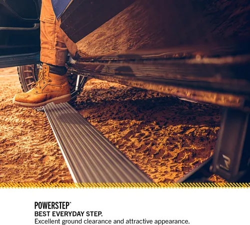 Miniatura 3 de RealTruck AMP Research PowerStep Plug-N-Play - Escalones retráctiles para camión eléctrico con luces LED Compatible con Ford F-250/F-350/F-450