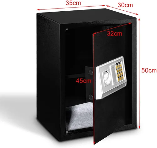 Miniatura 4 de Giantex Caja fuerte electrónica digital grande cerradura teclado seguridad oficina casa hotel arma capacidad 1.8 pies cúbicos