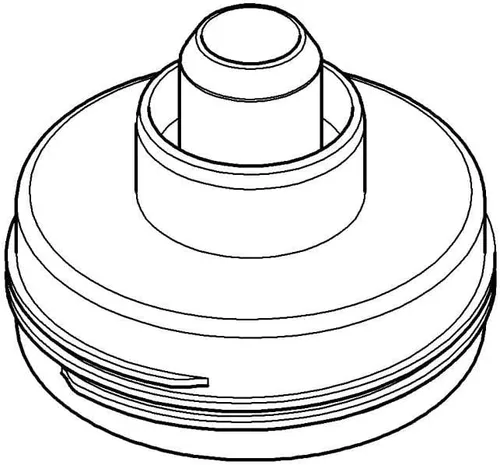 Miniatura 3 de GROHE Adaptador de cartucho de limpieza azul 40694000