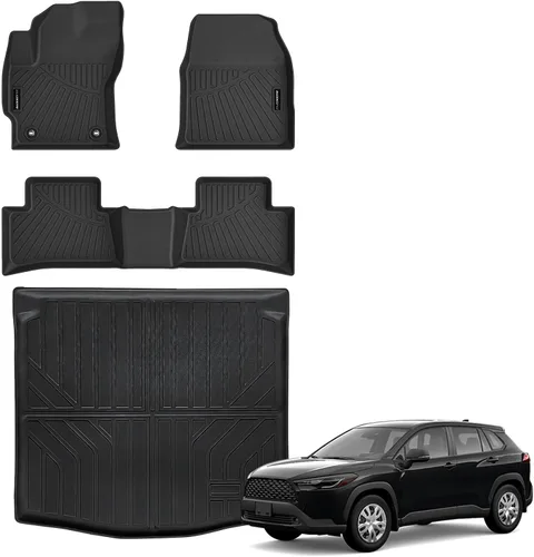 Miniatura 7 de Auxko Alfombrilla de carga para todo tipo de clima, apta para Toyota 4Runner 2026 2025 de 5 plazas, versión de gasolina, accesorios protectores, sin