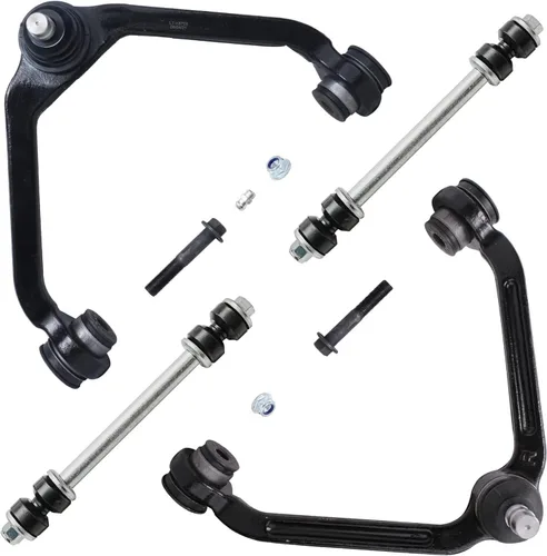 Miniatura 101 de Detroit Axle - Brazos de control superiores traseros para Chrysler 300 Dodge Challenger Charger Magnum, reemplazo del conjunto de brazos de control