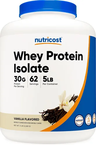 Miniatura 16 de Nutricost Polvo aislado de proteína de suero (vainilla) 2LBS