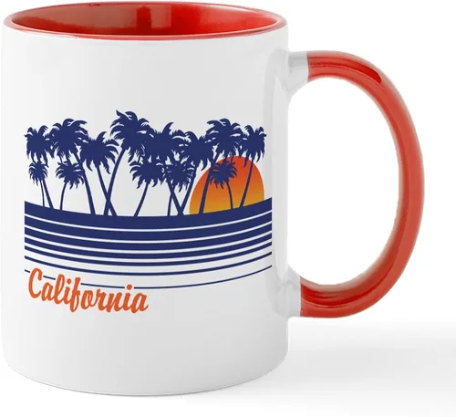 Miniatura 25 de CafePress Taza de café de cerámica de 11 oz (11.0 fl oz) de San Francisco Blanco - Taza San Francisco