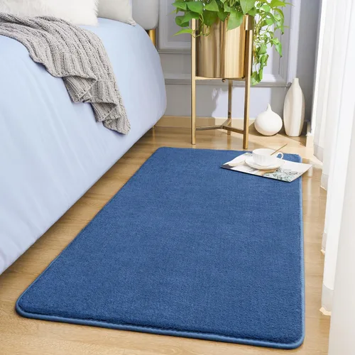 Miniatura 64 de Amearea Alfombras Modernas de Área para Dormitorio Sala de Estar, 4x6 Pies Gris Alfombra de Espuma Viscoelástica Engrosada, Alfombras Mullidas