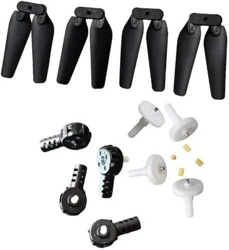 Miniatura 6 de RC Drone Repuestos Hélice Marco Protector Big Gear Motor Motor Base Accesorio para E88 E88PRO (4 piezas Big Gear)