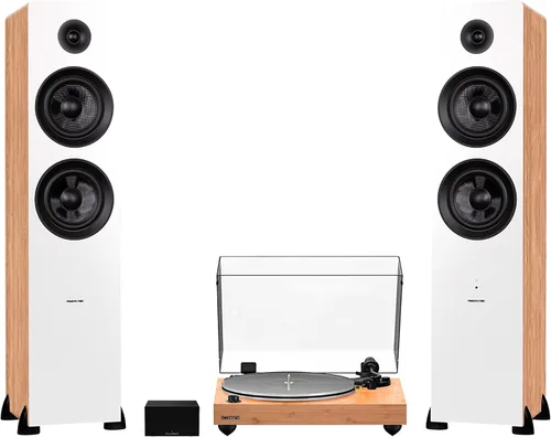 Miniatura 10 de Fluance RT85N Reference High Fidelity Vinyl Turntable (Walnut), PA10 Phono Preamp and Ai81 Powered Floorstanding Speakers (White Walnut), Nagaoka