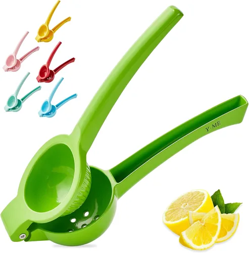 Miniatura 15 de Y-ME Cast Iron Juicer, Heavy Duty Manual Citrus Press with Stainless Steel Detachable Strainers, Hand Juicer for Orange, Lemon, Lime & Grapefruit