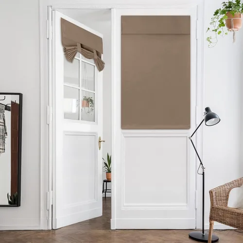 Miniatura 87 de HOMEIDEAS Cortinas Opacas para Aula para Puerta Principal, Cubierta de Ventana de Puerta de Aula, Persianas de Privacidad con Aislamiento Térmico