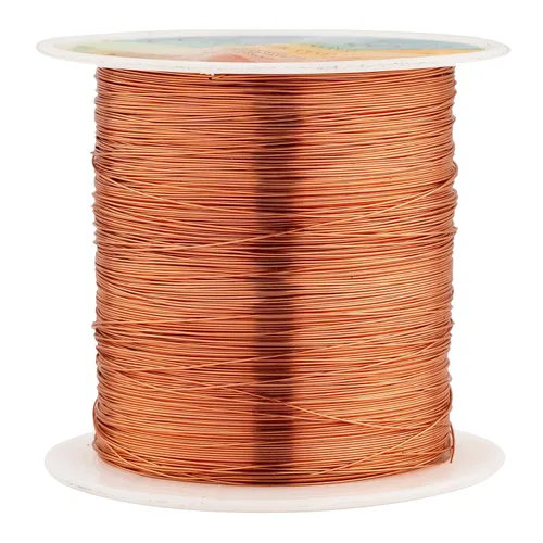 Miniatura 35 de Alambres de cobre resistentes al deslustre de 65.6 pies, alambre de cobre para electrocultura en jardinería, alambre de cobre de calibre 16, cables