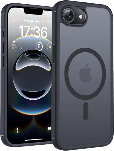 Miniatura 22 de TOCOL Funda magnética 3 en 1 para iPhone 14 Pro, mejorada [protección completa de cámara] con 2 protectores de pantalla, funda de grado militar Azul