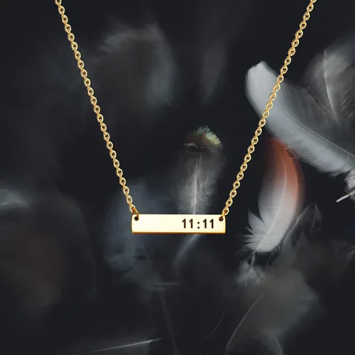 Miniatura 5 de Collar con números de ángel de 11 y 11 que hace un regalo de deseo para mujeres, adolescentes y niñas