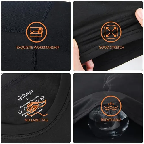 Miniatura 3 de SIMIYA Conjunto de ropa interior térmica para hombre, pantalones largos con forro polar