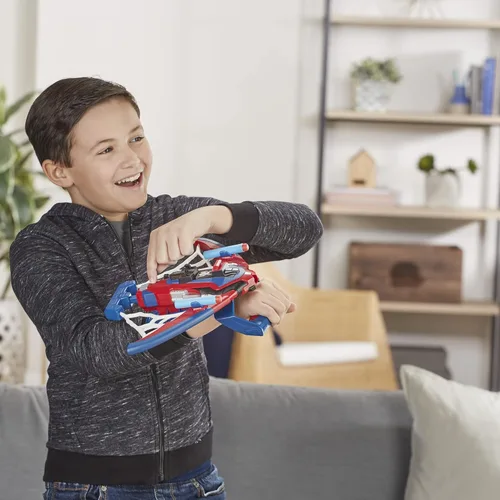 Miniatura 9 de Marvel Spider-Man Web Shots Spiderbolt NERF - Juguete lanzador motorizado, dispara dardos, 3 dardos, niños de 5+ años (exclusivo de Amazon)