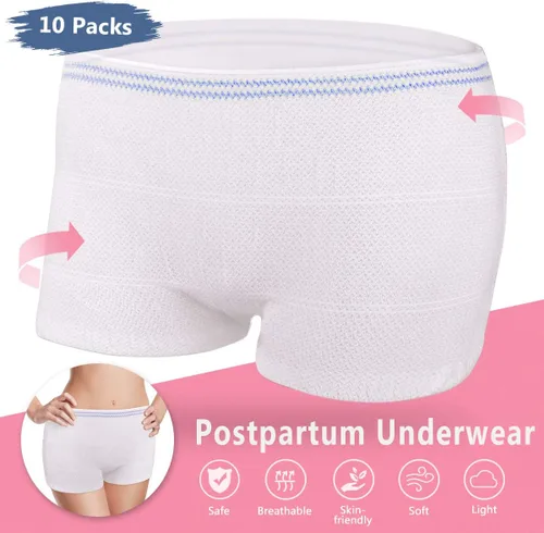 Miniatura 7 de Ropa interior desechable unisex para incontinencias o maternidad, M, 10 piezas, 1