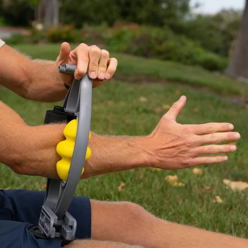 Miniatura 5 de Rolflex The Massage Combo - Rodillo 3 en 1 para músculos tejido profundo con perilla firme, músculo contorneado y espuma ovalada media - Masajeador
