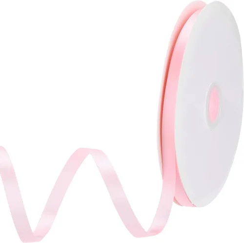 Miniatura 77 de MECCANIXITY Cinta de satén de 3/8 pulgadas de 50 yardas, de grogrén, de seda sólida, fina para ramo de boda, para regalo del día de San Valentín