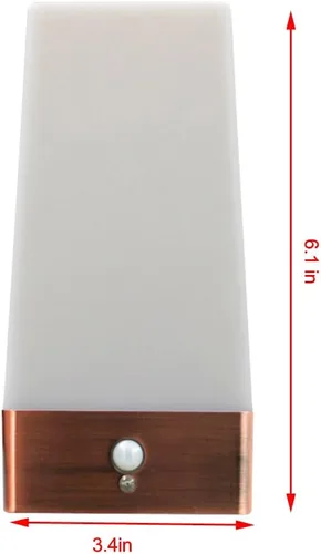 Miniatura 3 de Lámpara Zeefo inalámbrica con sensor infrarrojo pasivo y de movimiento con 3 modos, lámpara LED para interior, funciona con pilas, sensible a