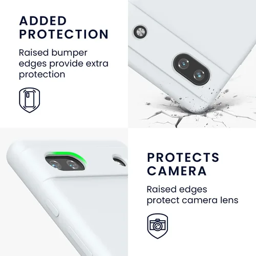 Miniatura 782 de kwmobile Funda Compatible con Google Pixel 6 Pro - Funda de teléfono de silicona TPU con acabado suave - Azul Arrecife