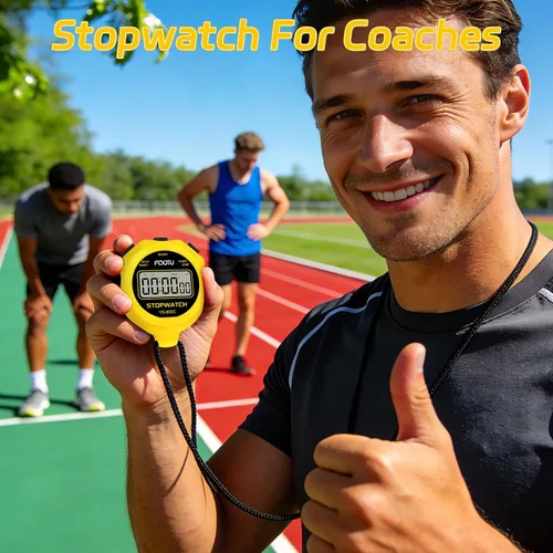 Miniatura 6 de Digital Simple Stopwatch Timer, No Bells, No Alarm, Simple Basic Operation, Silent, Clear Display, ON/Off, Large Display for Swimming Running