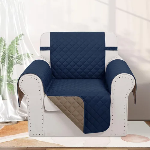 Miniatura 2 de Fundas para silla reclinable, reversible, funda de sofá para mascotas, protector de muebles para niños perezosos