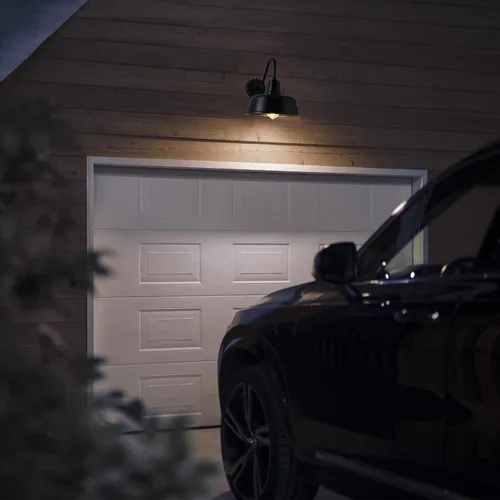 Miniatura 7 de Luz de Granero con Cuello de Ganso para Exteriores - Aplique de Pared Exterior para Casa de Campo, Sensor de Anochecer a Amanecer, Puerta Principal
