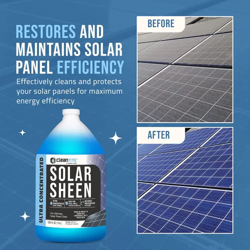 Miniatura 3 de Limpiador de paneles solares de 1 galón (hace 18.06 oz) - Solución de limpieza súper concentrada para vidrio, metal, madera y plástico - Elimina