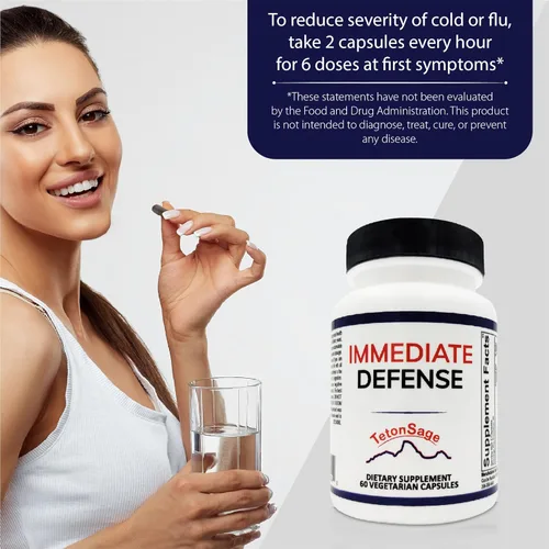 Miniatura 5 de Apoyo inmunológico de defensa inmediata: zinc, saúco negro, equinácea, vitamina A y C con B12, potente refuerzo de la inmunidad para adultos