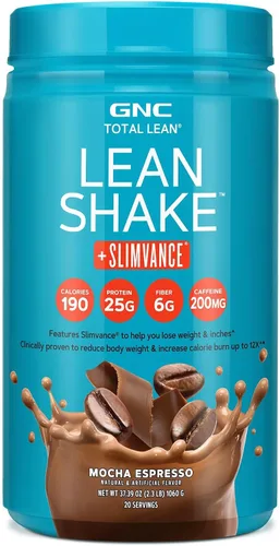 Miniatura 5 de GNC Total Lean - Batido magro + Slimvance sin cafeína, mantequilla de maní y chocolate (20 porciones)