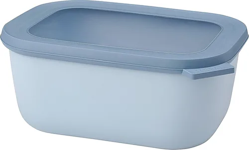 Miniatura 42 de Mepal Cirqula - Recipiente circular rectangular para almacenar y servir alimentos con tapas transparentes, perfecto para preparación de alimentos