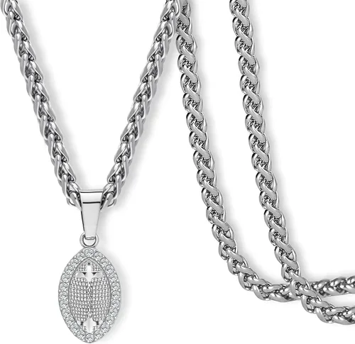 Miniatura 11 de Collar con colgante deportivo para hombres, mujeres, adolescentes, fútbol, baloncesto, béisbol, fútbol, deportes, regalos para fanáticos del