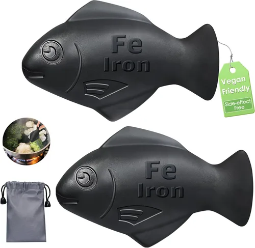 Bonito pescado de hierro, una fuente natural de hierro, herramienta de cocina segura para añadir hierro a alimentos y agua, reducir el riesgo de