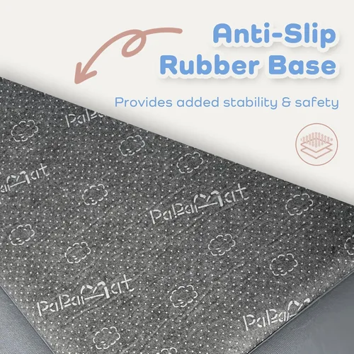 Miniatura 7 de Tapete de piso para bebé de 1.3 pulgadas de grosor para junto a la cama, alfombra runner básica de espuma acolchada suave de felpa de 28 x 72 Gris