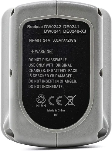 Miniatura 6 de ExpertPower Batería NiMh de 24 V 3000 mAh para DW0240, DW0241, DW0242, DE0240, DE0240-XJ, DE0241, DE0242, DE0243, DE0243-XJ, DW0242-XRP, DW0243