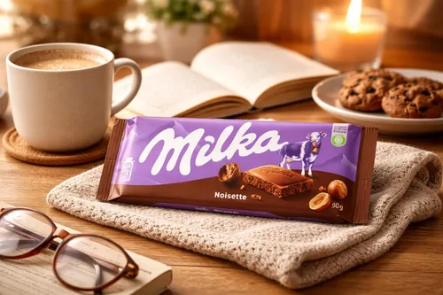 Miniatura 5 de Milka Noisette Chocolate con leche 3.17 oz (paquete de 10)