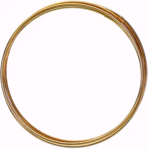 Miniatura 2 de EBOOT 5 Piezas Anillos de Metal Aros Anillos de Macramé para Atrapasueños y Suministros de Manualidades Corona Floral Dorada Aros de Macramé
