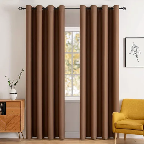 Miniatura 68 de MIULEE Cortinas opacas para dormitorio o sala de estar, juego de 2 paneles de cortina para ventana con aislamiento térmico y bloqueo de luz