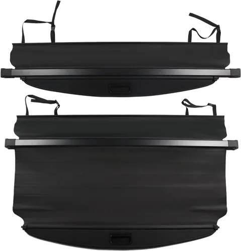 Miniatura 5 de Cubierta de carga para Toyota Rav4 2006 2007 2008 2009 2010 2011 2012 para accesorios de Toyota Rav4, negra, retráctil, estilo de fábrica, cubierta